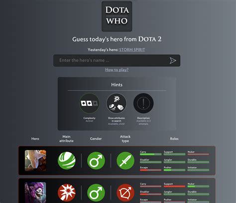 dota wordle|dota2dle.